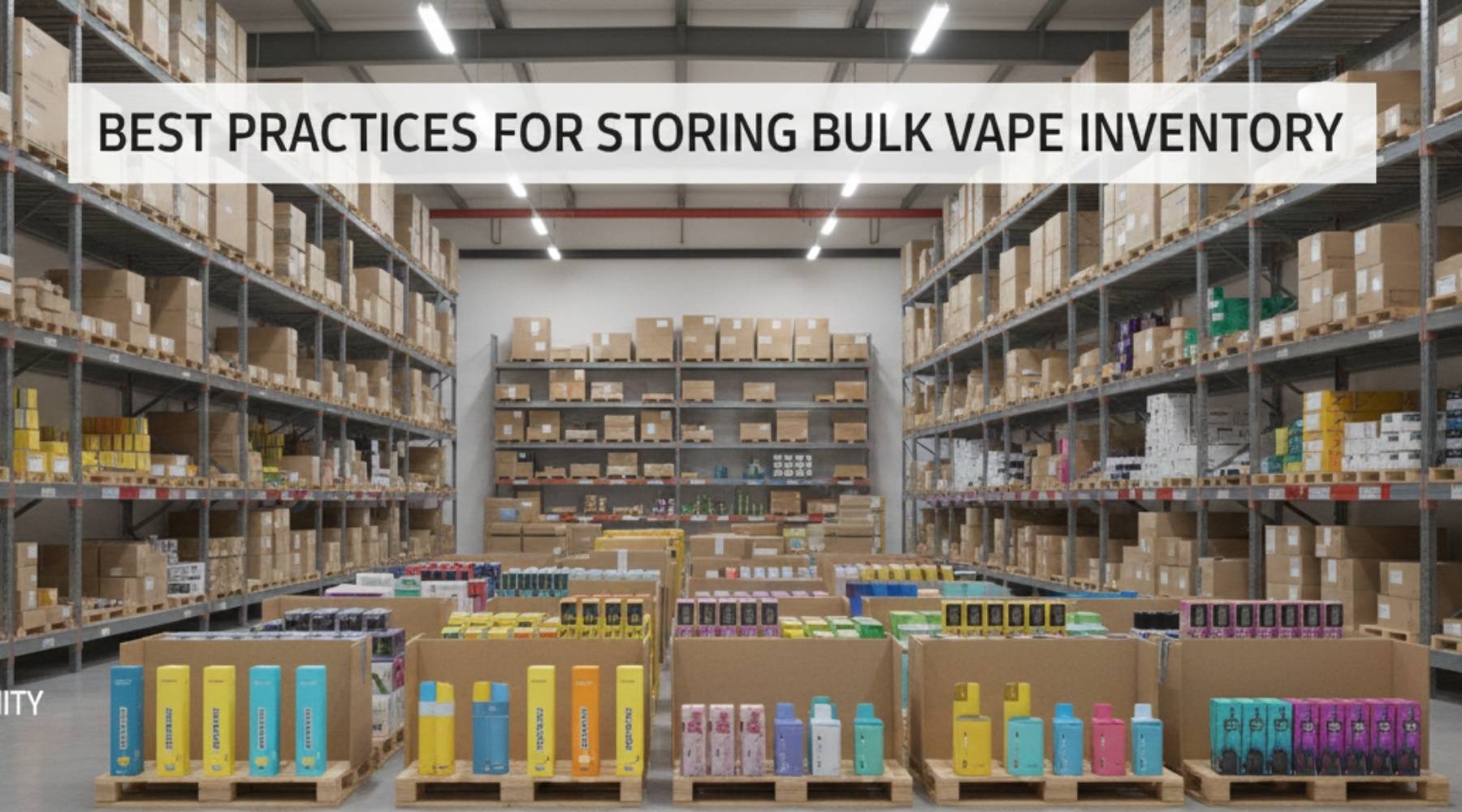 Best Practices for Storing Bulk Vape Inventory (To Maintain Flavour & Quality)