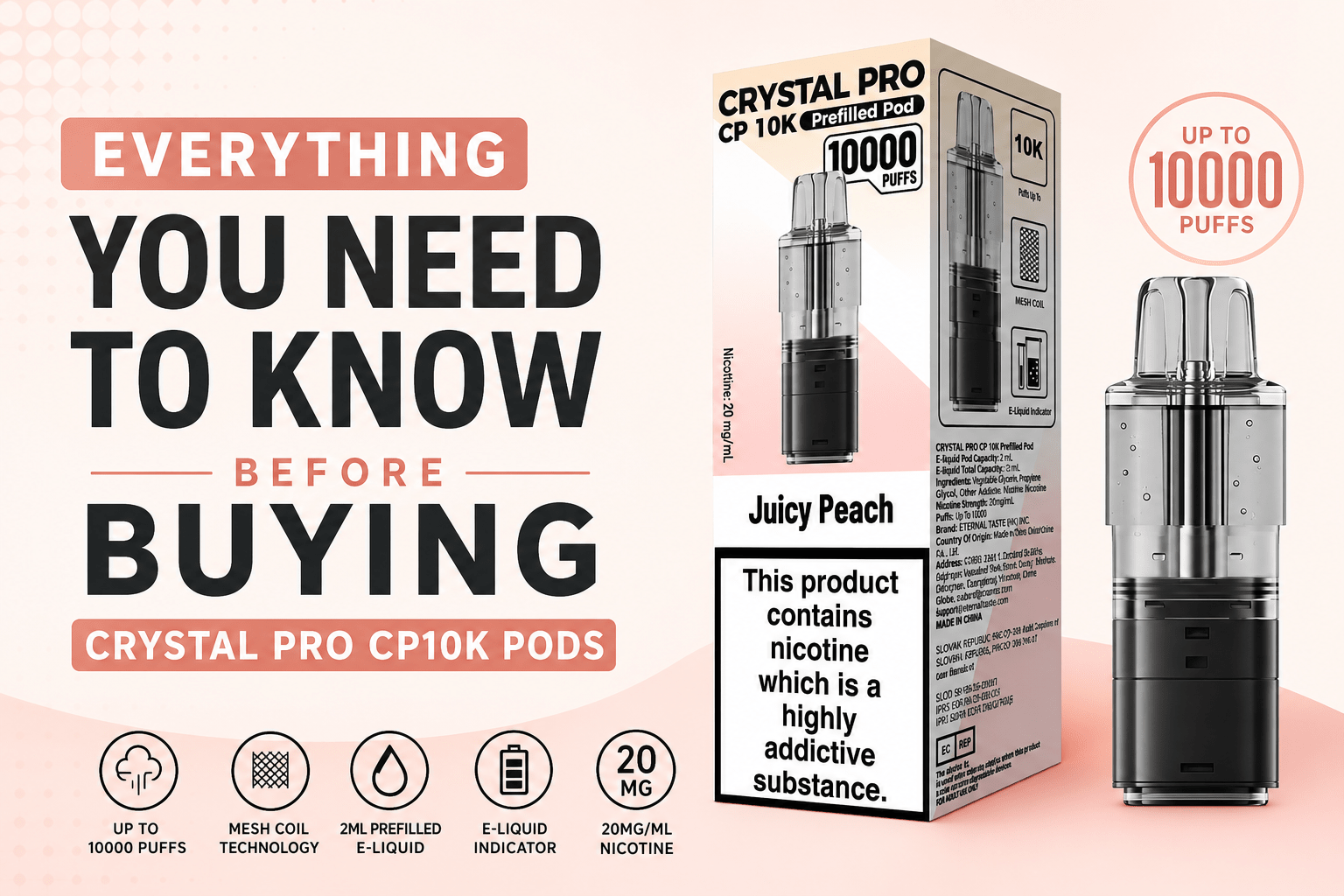 Everything You Need to Know Before Buying Crystal Pro CP10K Pods