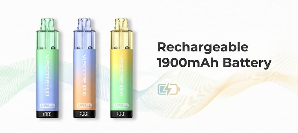 Rechargeable 1900mAh Battery