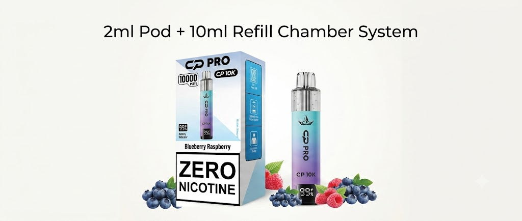 2ml Pod + 10ml Refill Chamber System
