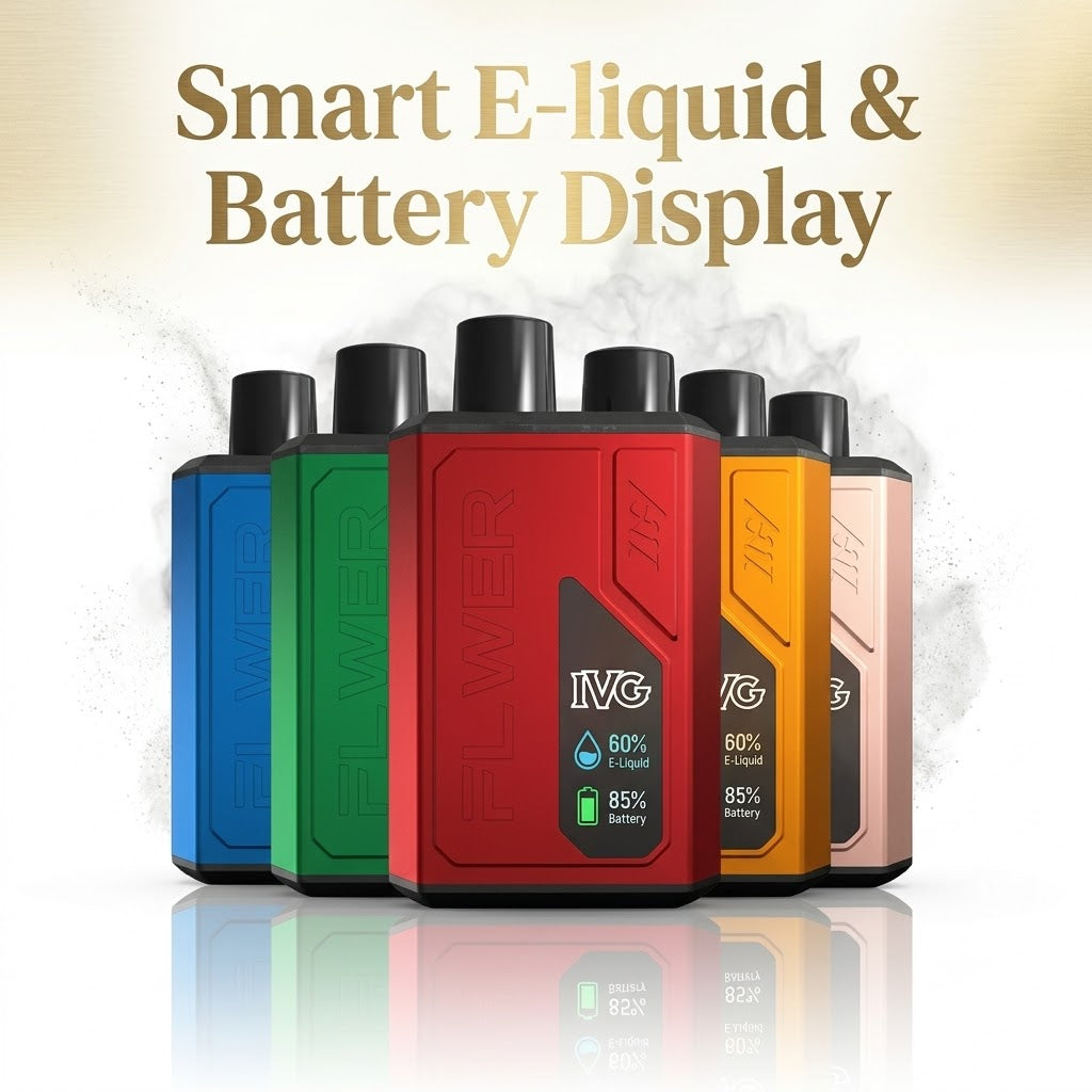 Smart E-liquid & Battery Display