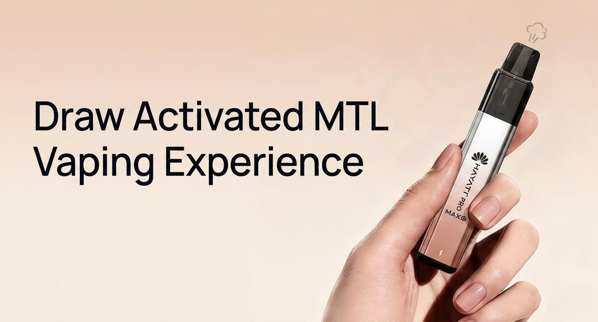 Draw Activated MTL Vaping Experience