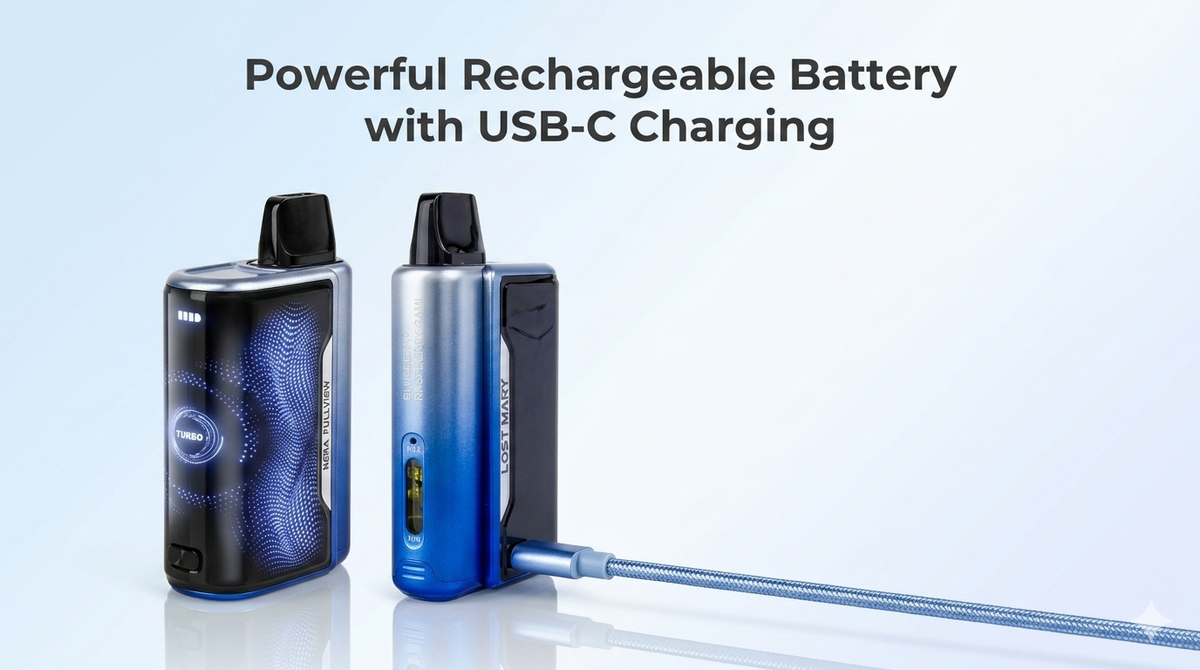 Powerful Rechargeable Battery with USB-C Charging