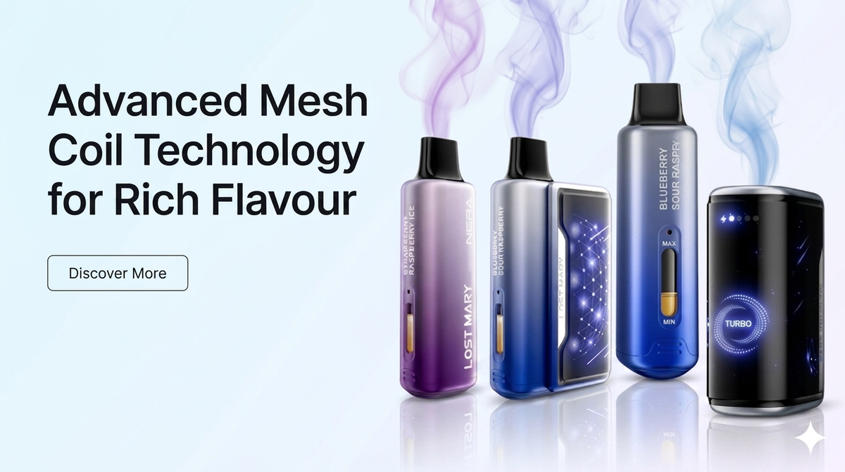 Advanced Mesh Coil Technology for Rich Flavour