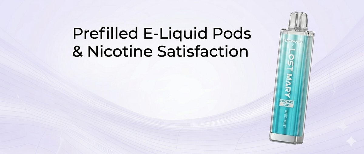 Prefilled E-Liquid Pods & Nicotine Satisfaction