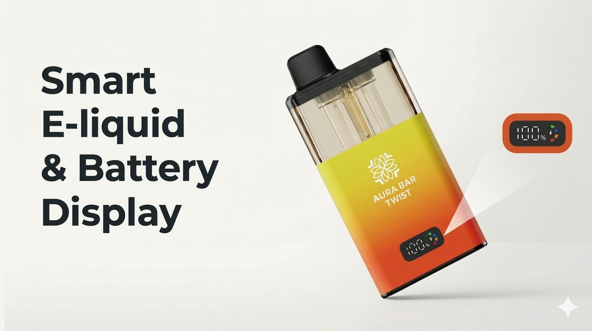 Smart E-liquid & Battery Display