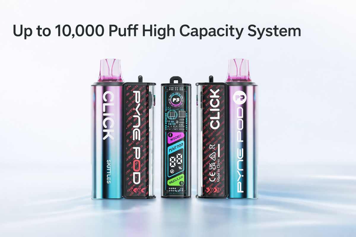 Up to 10,000 Puff High Capacity System