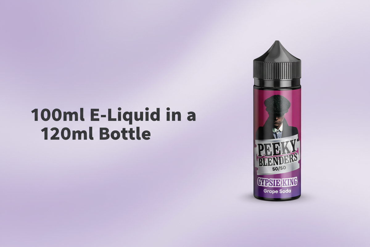 100ml E-Liquid in a 120ml Bottle