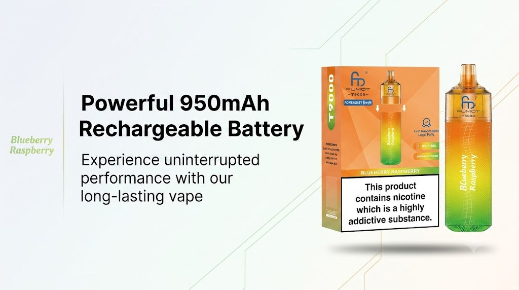 Powerful 950mAh Rechargeable Battery