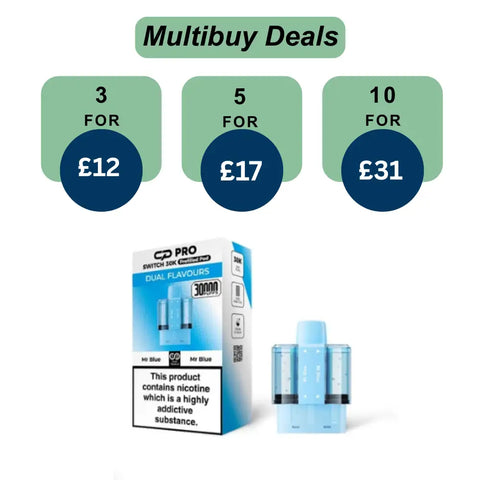 Mr Blue - CP Pro Switch 30k Prefilled Pod
