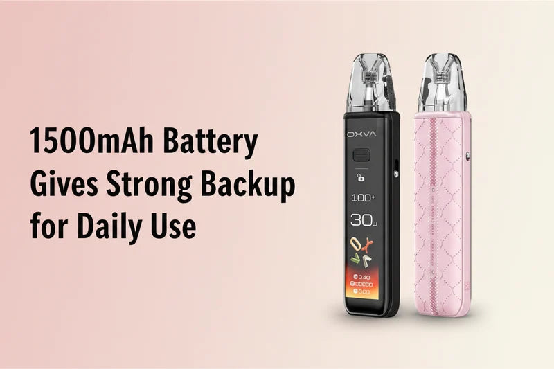 1500mAh Battery Gives Strong Backup for Daily Use