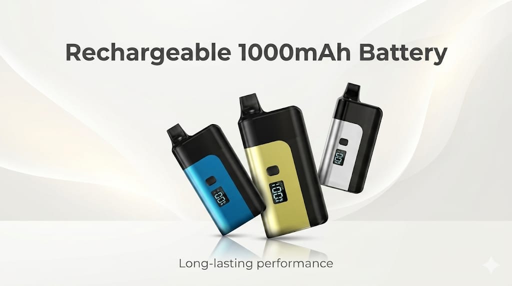 Rechargeable 1000mAh Battery
