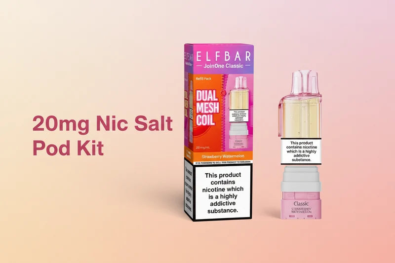 20mg Nicotine with Better E-Liquid Capacity