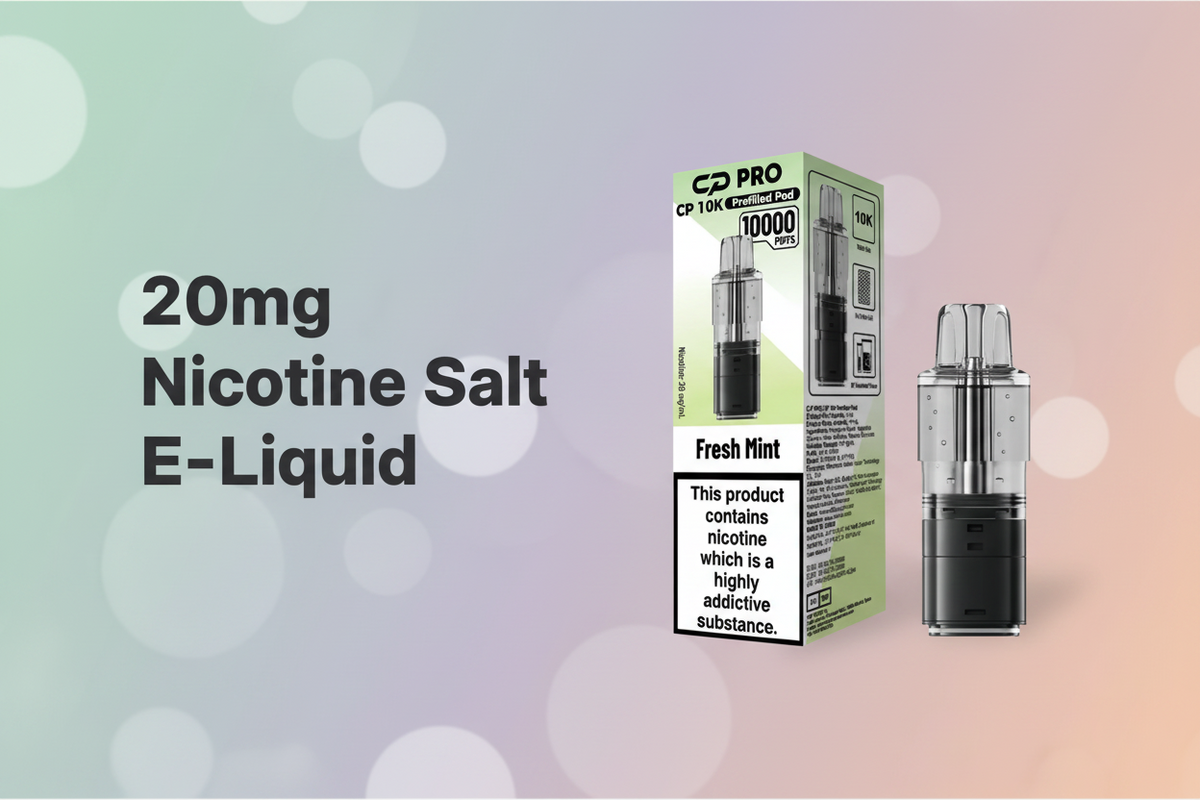 20mg Nicotine Salt E-Liquid