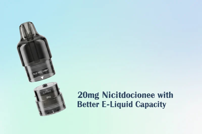 20mg Nicotine with Better E-Liquid Capacity