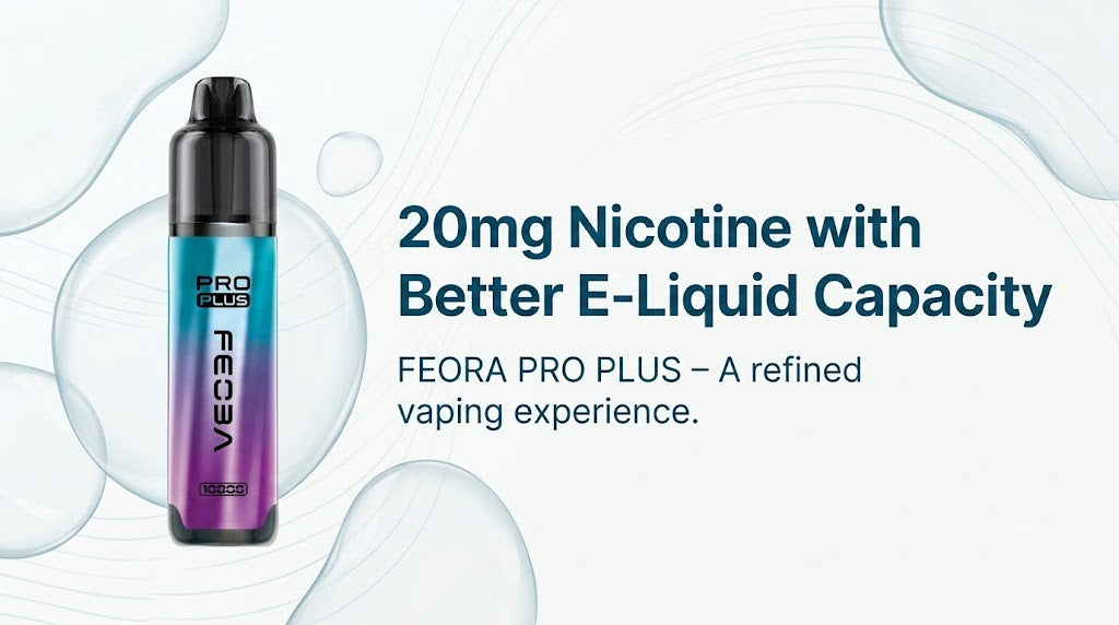  20mg Nicotine with Better E-Liquid Capacity 