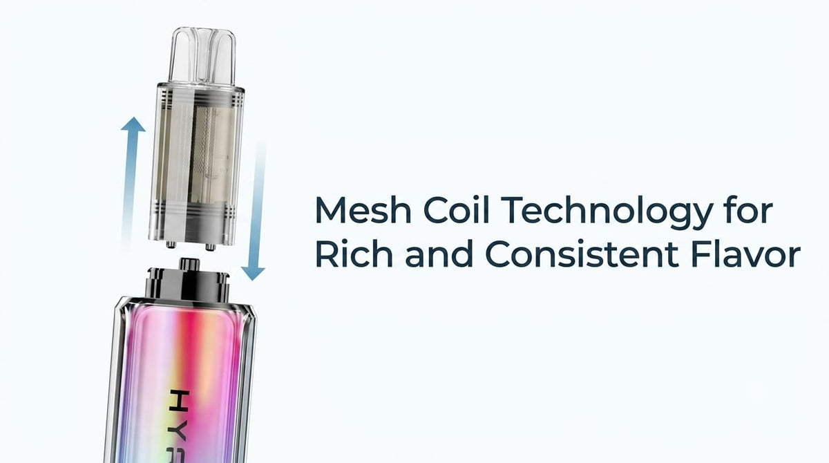 Mesh Coil Technology for Rich and Consistent Flavor
