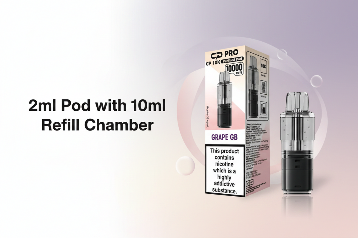 2ml Pod with 10ml Refill Chamber