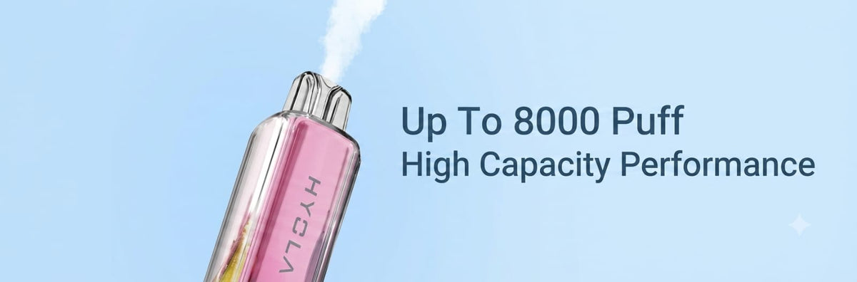 Up To 8000 Puff High Capacity Performance
