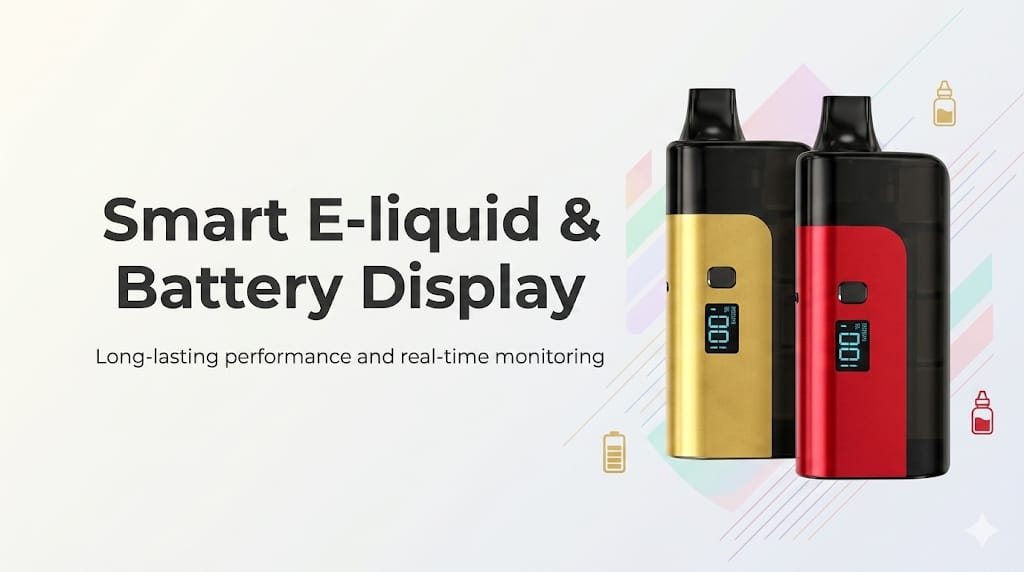 Smart E-liquid & Battery Display