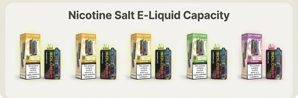 Nicotine Salt E-Liquid Capacity