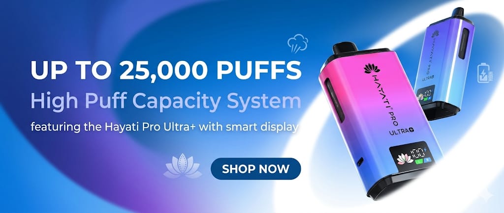 Up To 25,000 Puffs High Puff Capacity System