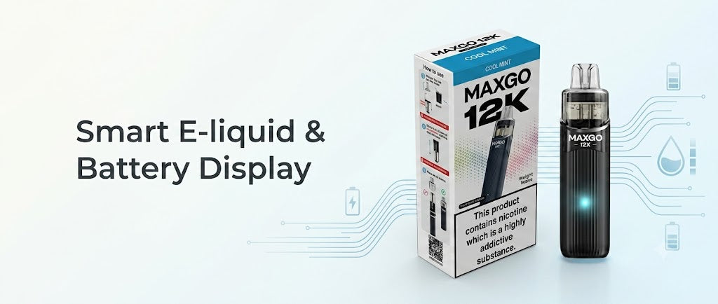 Smart E-liquid & Battery Display