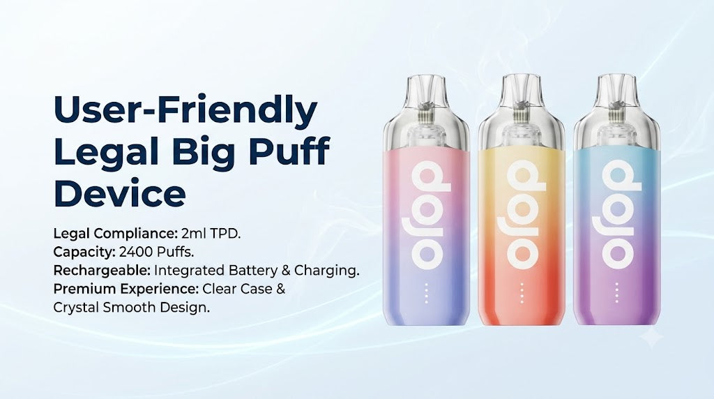 User-Friendly Legal Big Puff Device