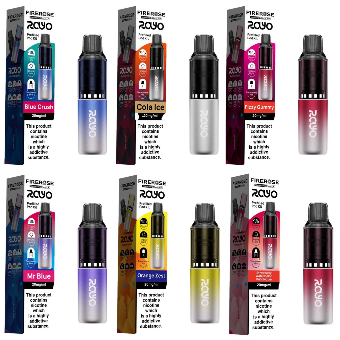 Available Premium Flavours