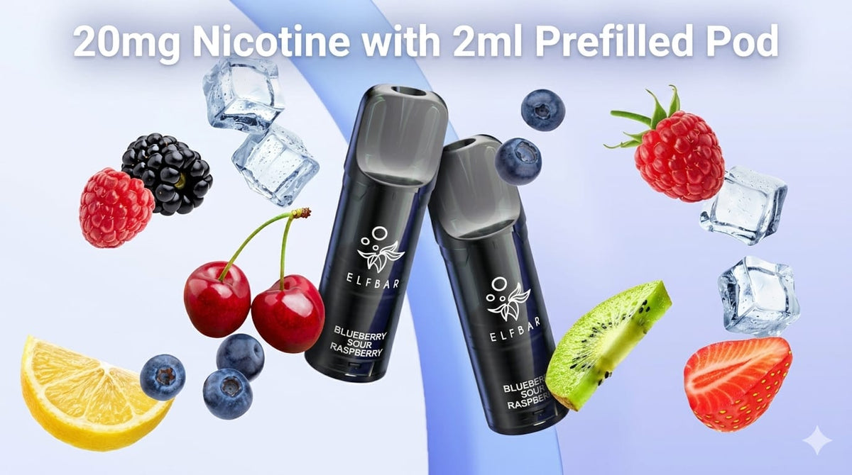 20mg Nicotine with 2ml Prefilled Pod