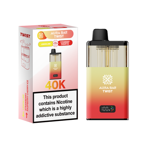 Aura Bar Twist 40k Prefilled Pod Vape Kit