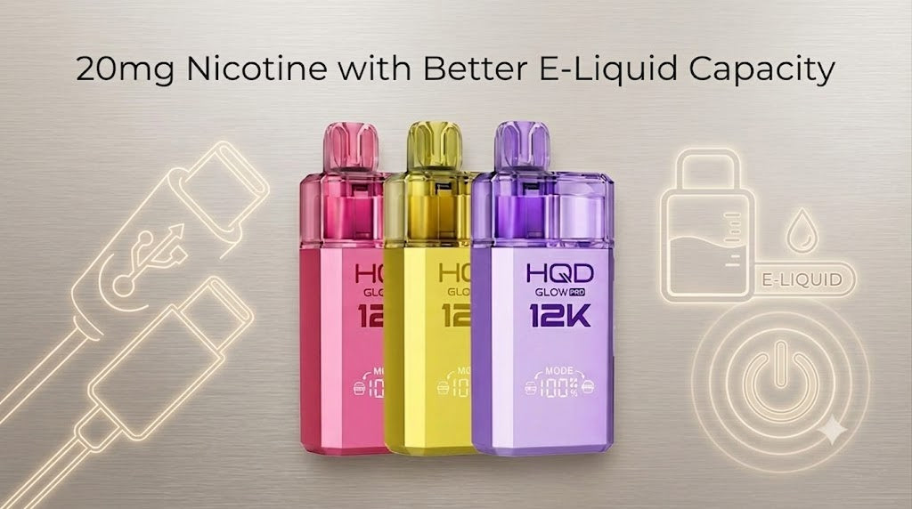 20mg Nicotine with Better E-Liquid Capacity