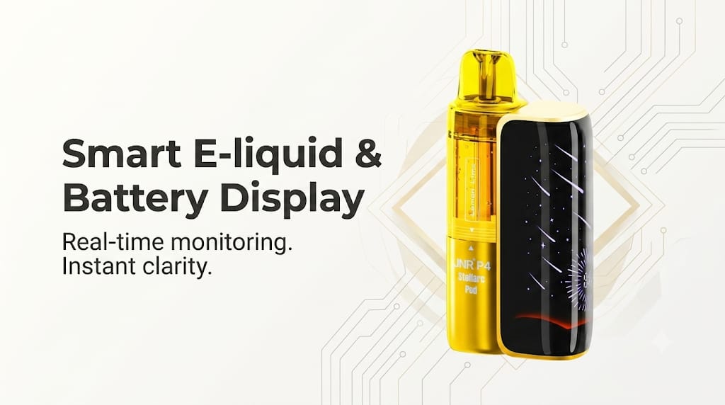 Smart E-liquid & Battery Display