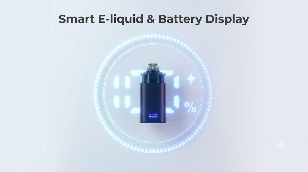 Smart E-liquid & Battery Display