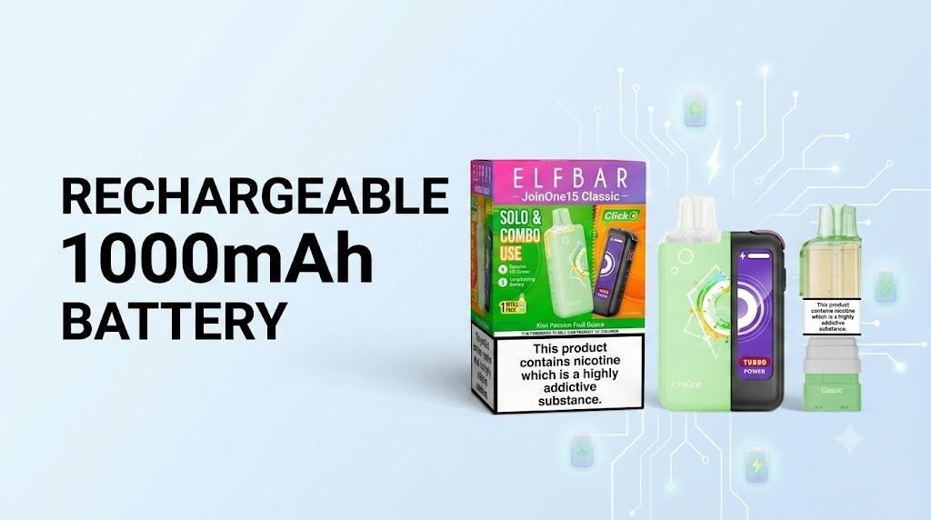 Rechargeable 1000mAh Battery