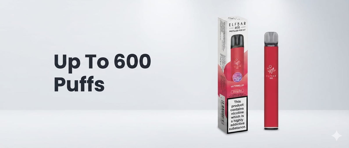 Up To 600 Puffs