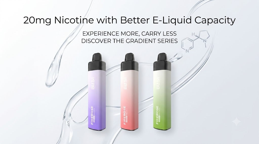 20mg Nicotine with Better E-Liquid Capacity