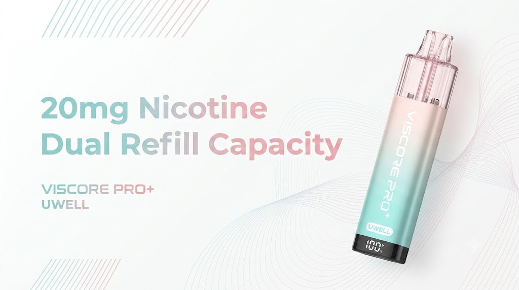 20mg Nicotine with Dual Refill Capacity