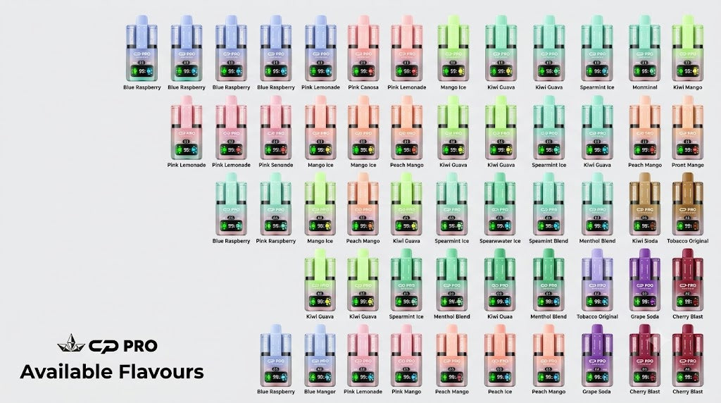 Crystal Pro Switch 30K Prefilled Pod Kit Flavours Profile