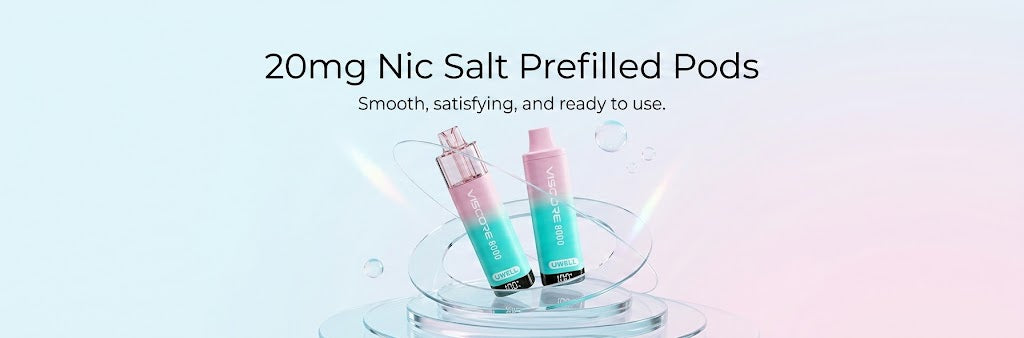 20mg Nicotine with Better E-Liquid Capacity