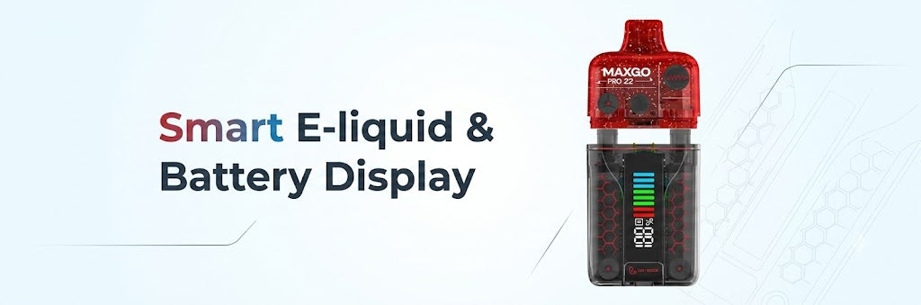 Smart E-liquid & Battery Display