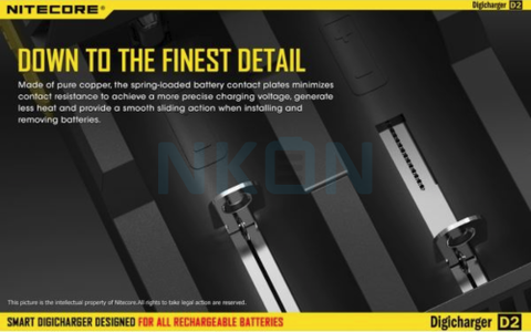 Nitecore Digicharger Battery Charger D2 EU