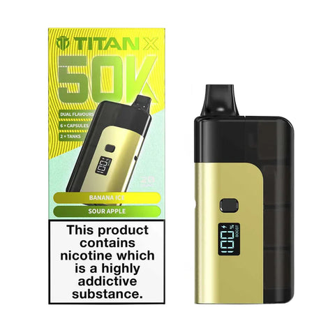 Box of 10 - Titan X 50K Prefilled Pod Kit