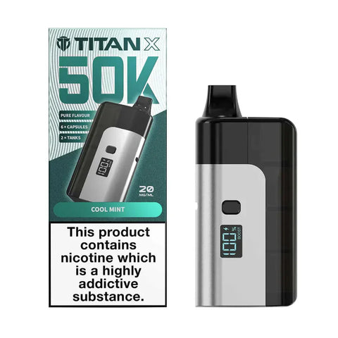 Box of 10 - Titan X 50K Prefilled Pod Kit
