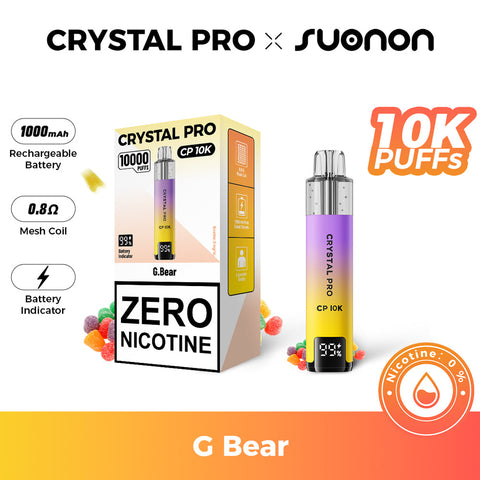 Crystal Pro CP10K 0MG(0%) Prefilled Pod Vape Kit (Zero Nicotine)