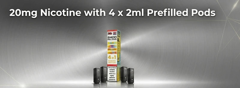 20mg Nicotine with Better E-Liquid Capacity