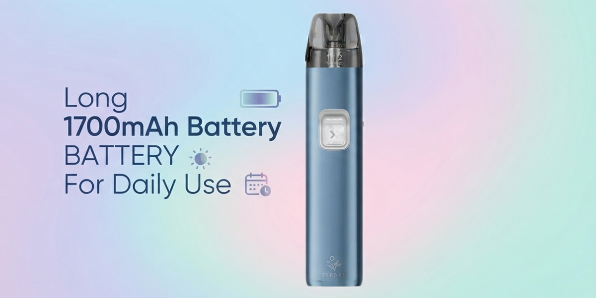  Strong 1700mAh Battery for Longer Daily Use