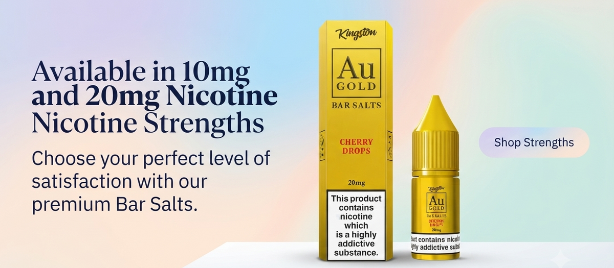 Available in 10mg and 20mg Nicotine Strengths