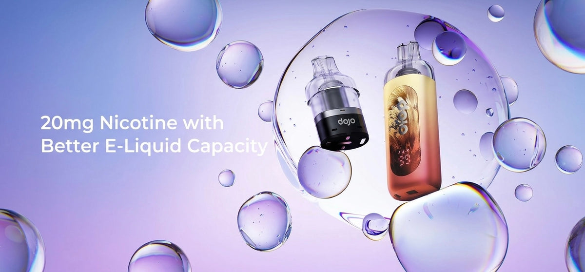 20mg Nicotine with Better E-Liquid Capacity