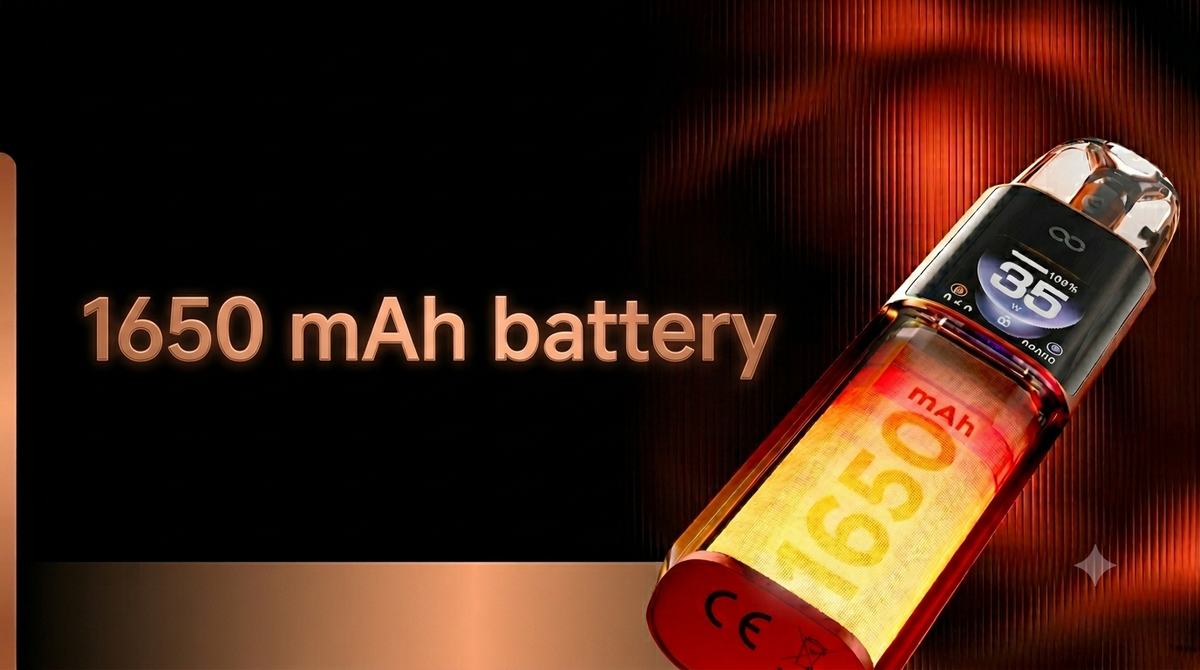 Strong 1650mAh Battery For Longer Daily Use